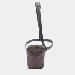 Pre Owned Louis Vuitton Utility Brown Monogram Solar Ray Canvas Men’s Waist Bag