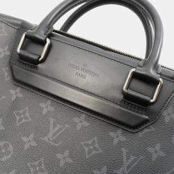 Pre Owned Louis Vuitton Black Monogram Eclipse Odyssey Briefcase