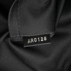 Pre Owned Louis Vuitton Black Monogram Eclipse Explorer Business Bag
