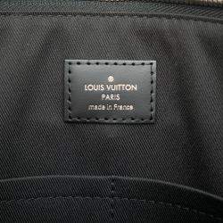 Pre Owned Louis Vuitton Black Monogram Eclipse Explorer Business Bag