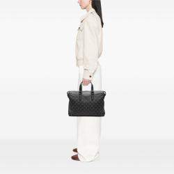 Pre Owned Louis Vuitton Black Monogram Eclipse Explorer Business Bag