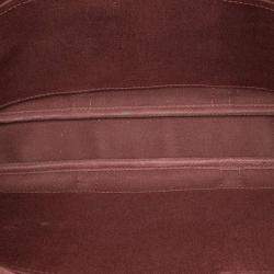 Pre Owned Louis Vuitton Brown Monogram Macassar Porte Documents Voyage