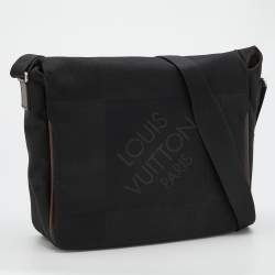 Pre Owned Louis Vuitton Black Damier Geant Canvas Messenger Bag