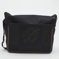 Pre Owned Louis Vuitton Black Damier Geant Canvas Messenger Bag