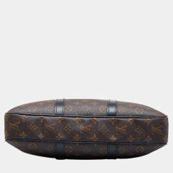 Louis Vuitton Brown Monogram Macassar Porte Documents Voyage