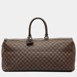 Louis Vuitton M53271 Keepall Bandouliere 50 Monogram Prism Boston Bag Clear  Auth