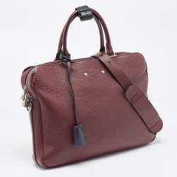 مملوكة مسبقًا Louis Vuitton Burgundy Taurillon Leather Armand Briefcase Bag