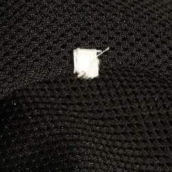 Louis Vuitton Black Lurex Knit Metallic Badge Detail Shorts L