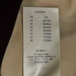 Louis Vuitton Grey Monogram Shadow Jersey Short Dress M
