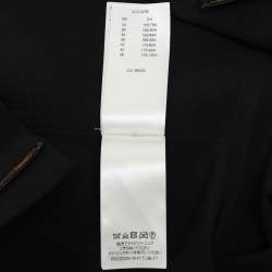 Pre Owned Louis Vuitton Black Jersey Peplum Top S