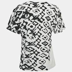Louis Vuitton X Urs Fischer Grey Printed Jersey T-Shirt S