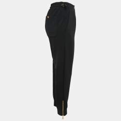 Pre Owned Louis Vuitton Black Technical Jersey Jogger Pants S