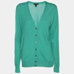 Louis Vuitton Green Fabric Sweater L