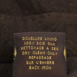 مملوكة مسبقًا Louis Vuitton Khaki Green Cotton Overcoat Jacket L