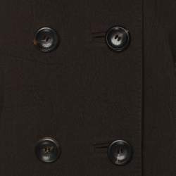 مملوكة مسبقًا Louis Vuitton Khaki Green Cotton Overcoat Jacket L