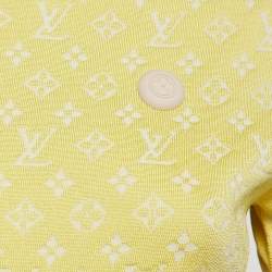Louis Vuitton Multicolor Logo Jacquard Jersey T-Shirt S