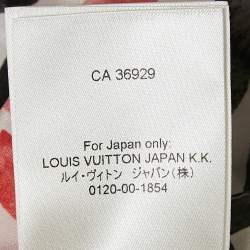 Louis Vuitton White Monogram Tile Print Silk Mini Skirt S