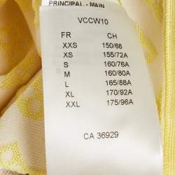 Louis Vuitton Multicolor Logo Jacquard Jersey T-Shirt L