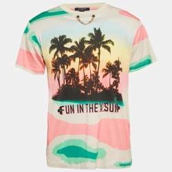 Louis Vuitton Multicolor Epi Print Cotton T-Shirt M
