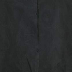 Pre Owned Louis Vuitton Black Monogram Inverse Print Cotton Parka Coat M