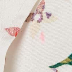 Pre Owned Louis Vuitton White/Multicolor LV Monogram Print Cotton Shirt S