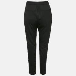 Louis Vuitton Black Wool Zip Detail Trousers M