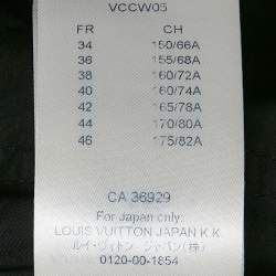 Louis Vuitton Black Crepe Ruffled Pants S