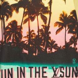 Louis Vuitton Multicolor Epi Palm Tree Print Cotton T-Shirt S