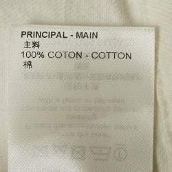 Louis Vuitton White Denim Crop Jacket M