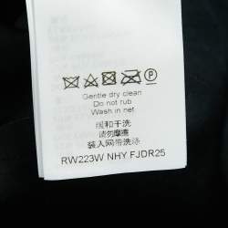 Louis Vuitton Black Jersey Logo Print Trimmed Mini Dress M