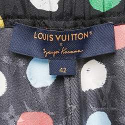 Louis Vuitton x Yayoi Kusama Black Paint Dot Print Silk Pajama Pants L