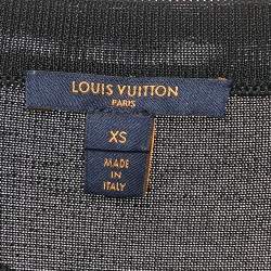 Louis Vuitton Black Logo Patch Stretch Knit Mini Dress XS