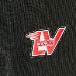 Louis Vuitton Black Logo Patch Stretch Knit Mini Dress XS