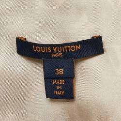 Louis Vuitton Black Monogram Print Silk Shirt and Shorts Set M