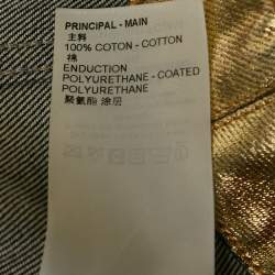 Louis Vuitton Golden Denim Tailcoat Jacket S