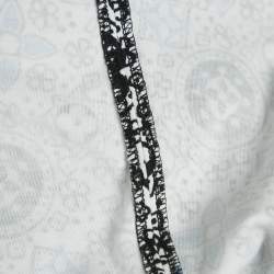 Pre Owned Louis Vuitton White/Multicolor Monogram Print Cotton Crew Neck T-Shirt M