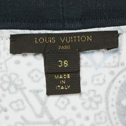 Pre Owned Louis Vuitton White/Multicolor Monogram Print Cotton Crew Neck T-Shirt M