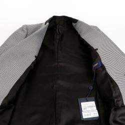 Louis Vuitton Black White Checkered Oversized Blazer Size 34