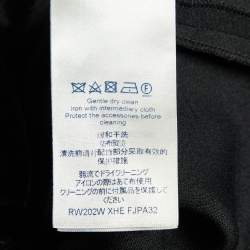 Louis Vuitton Black Wool Tapered Trousers M