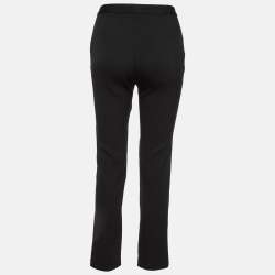 Louis Vuitton Black Wool Tapered Trousers M