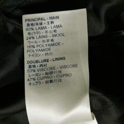 Pre Owned Louis Vuitton Grey Monogram Felt Mini Skirt S