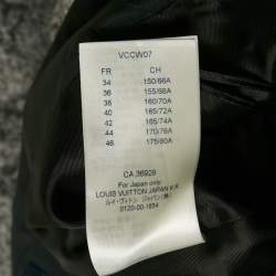 Pre Owned Louis Vuitton Grey Monogram Felt Mini Skirt S