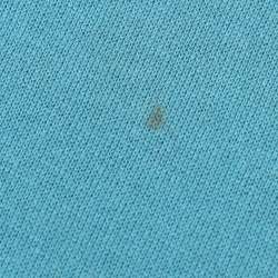 Louis Vuitton Teal Blue Cotton Bow Lock Charm Patch Pocket Fleece Sweater M