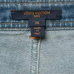 Louis Vuitton Blue Denim Skinny Jeans S Waist 26"
