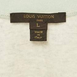 Louis Vuitton Grey Wool Blend Ruched Sleeveless Short Dress L