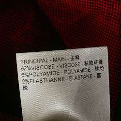 Louis Vuitton Black LV Jacquard Knit Bodysuit S
