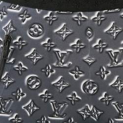 Louis Vuitton Grey Monogram Print Jersey Shorts M
