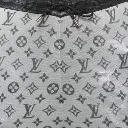 Louis Vuitton Metallic Monogram Lurex Knit Track Pants XS