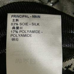 Louis Vuitton Metallic Monogram Lurex Knit Track Pants XS
