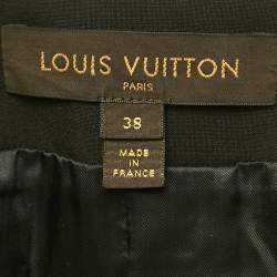 Louis Vuitton Black Wool Single Breasted Blazer M